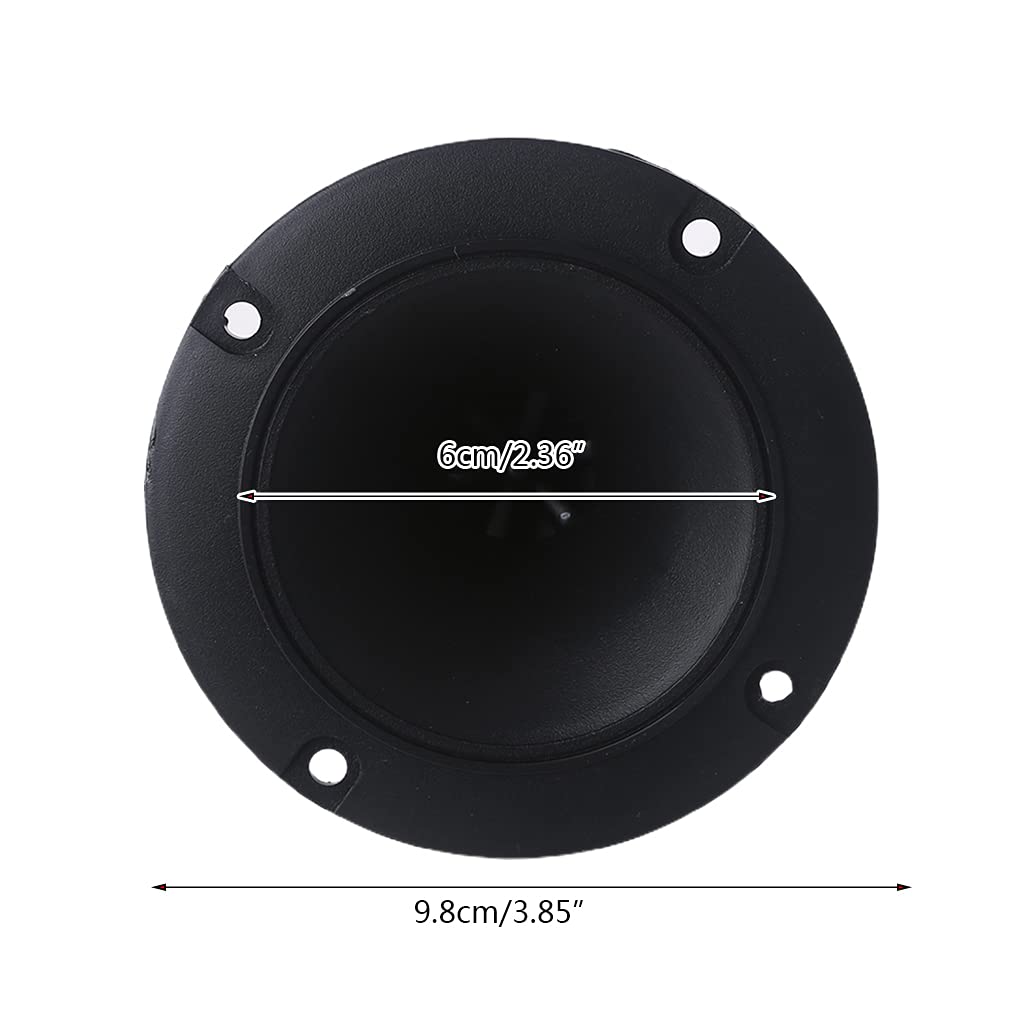 QIEIEI - Altavoces de altavoz de agudos,1 par de altavoces de 96 mm, piezoeléctricos, portátiles, de 3 pulgadas de diámetro, 9 mm de diámetro, bocina