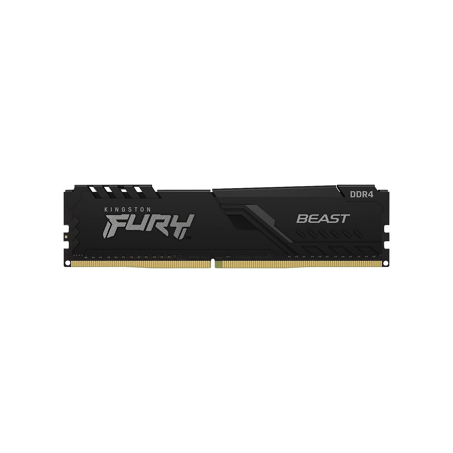 Kingston Fury Beast DDR4, Memoria Gamer Para PC, Capacidad: 8GB, Frecuencia: 3200Mhz, Latencia: CL 16, Factor de Forma: DIMM 288-Pin, Color: Negro, Numero de Parte: KF432C16BB/8