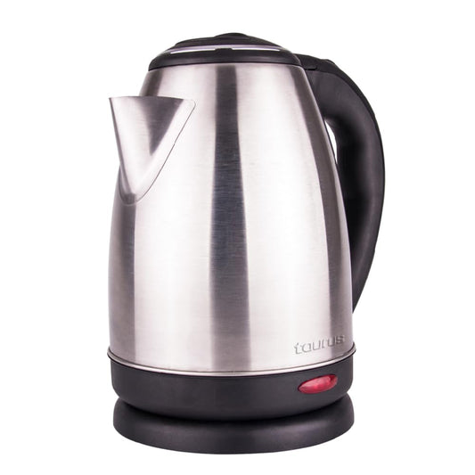 Hervidor Eléctrico Taurus Caronte Acero Inoxidable Resistente 2 Litros 1000 W Base Removible Apagado Automático