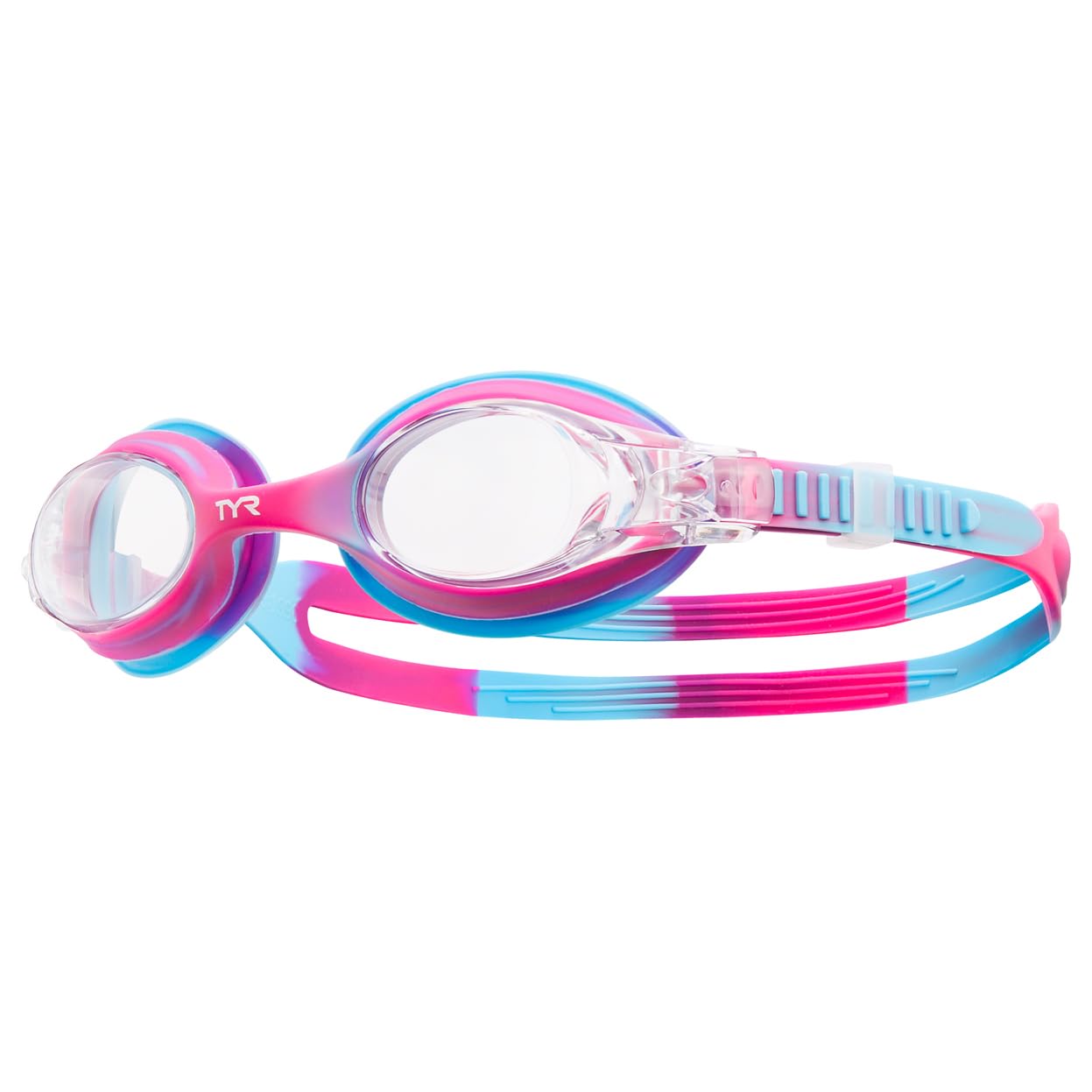 Gafas de Natación TYR Juveniles Rosa Azul Tie Dye