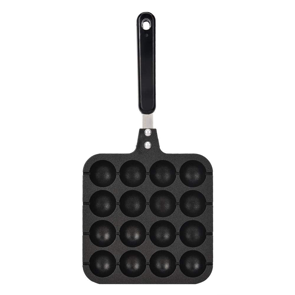 Takoyaki Grill Pan Plate, antiadherente para cocinar, molde para hornear, bandeja de aluminio fundido, antiadherente, comida japonesa, panqueque redondo