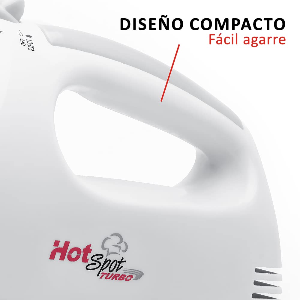 HotSpot Batidora De Mano 7 Velocidades 100 Watts Mezclador Eléctrico Repostería Pasteles Hogar Cocina