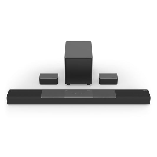 VIZIO M-Series 5.1.2 Barra de Sonido Envolvente con Dolby Atmos, DTS:X, Bluetooth, subwoofer inalámbrico, Compatible con Asistente de Voz, Incluye Control Remoto, M512a-H6