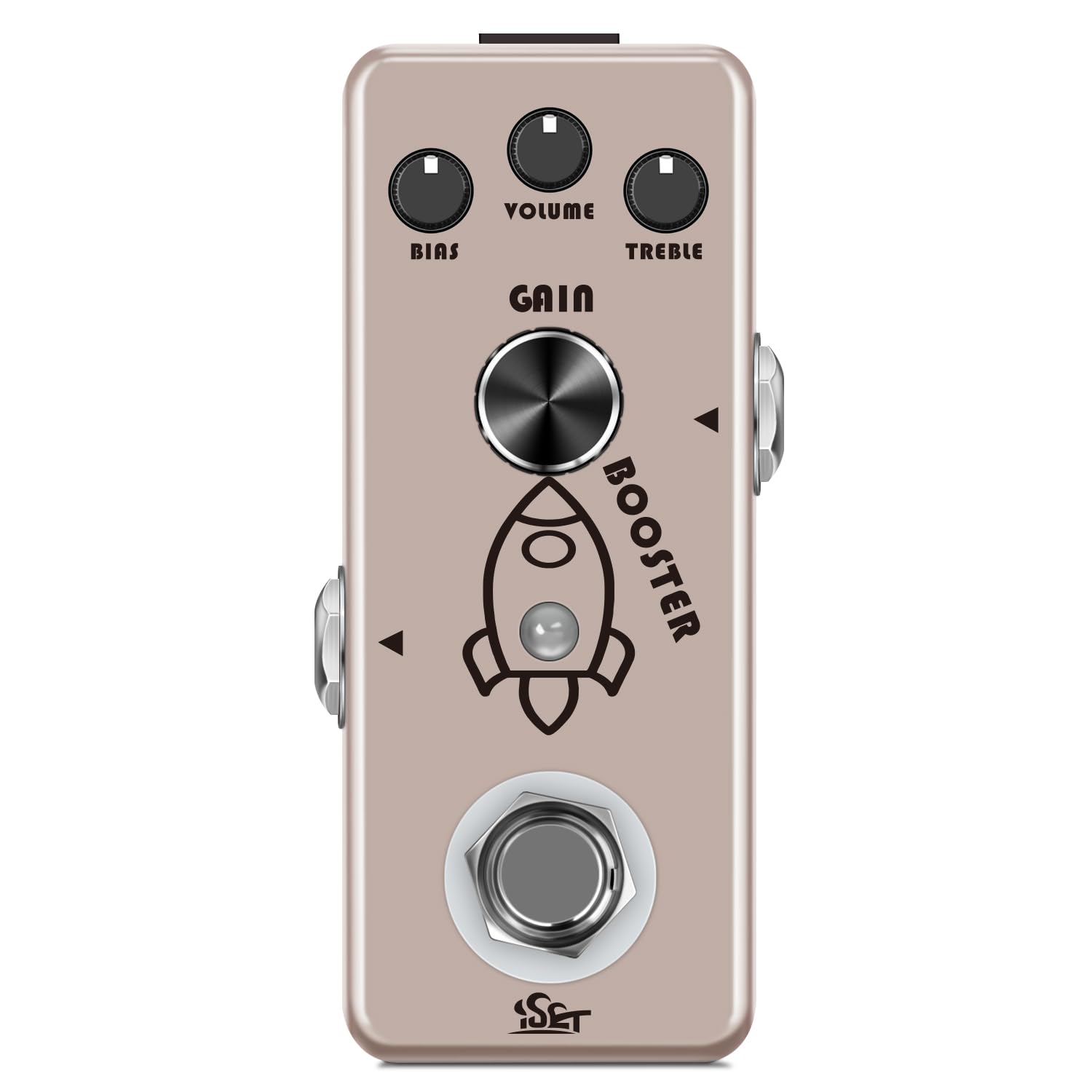ISET Booster Pedal Mini pedal de efecto de guitarra individual True Bypass