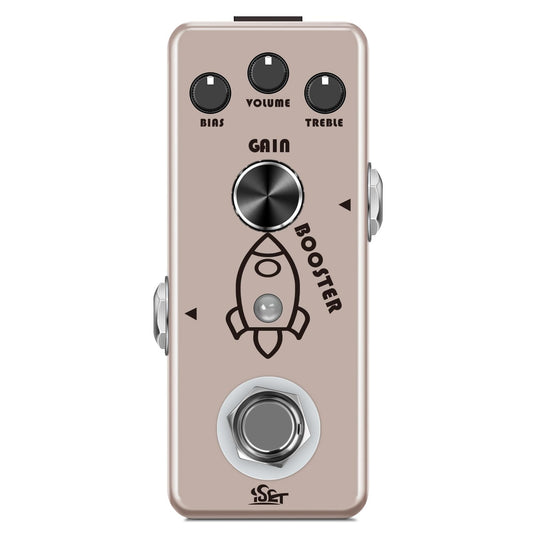 ISET Booster Pedal Mini pedal de efecto de guitarra individual True Bypass