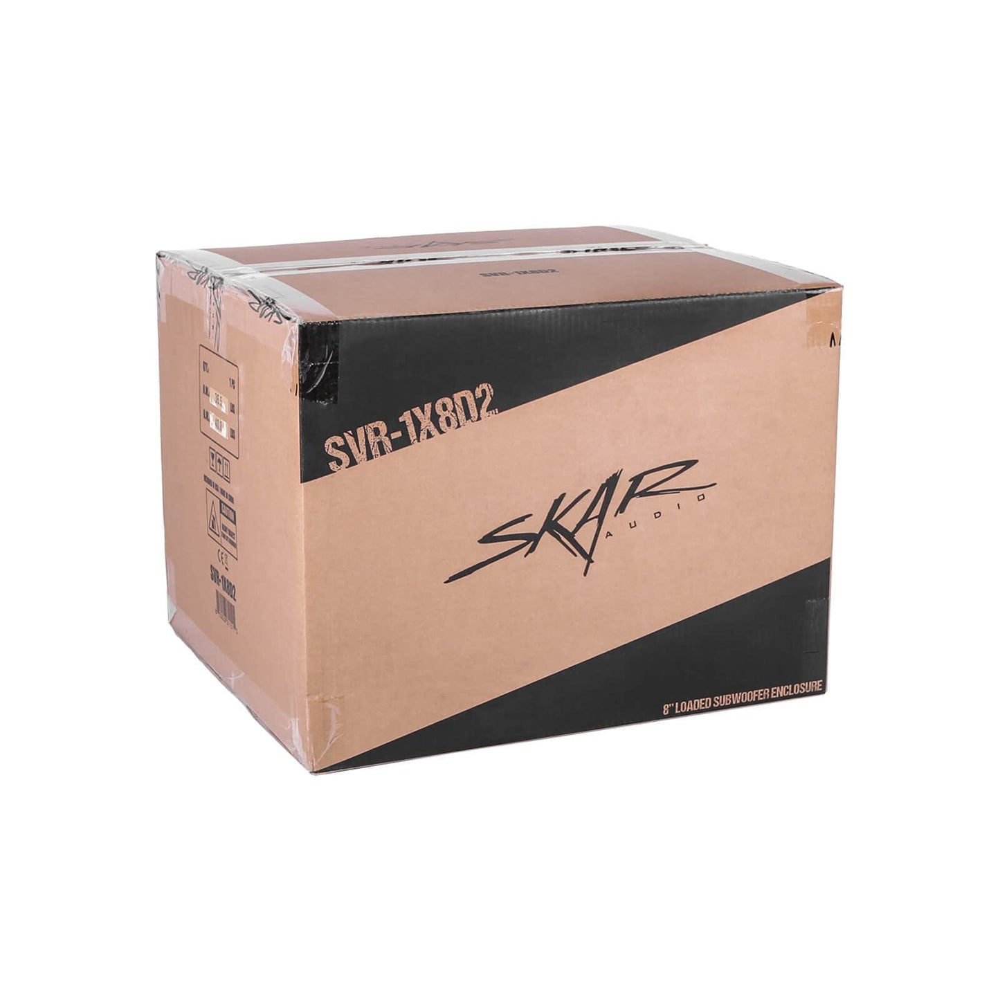 Skar Audio Single 8" 800W Cargado SVR Series Caja de subwoofer ventilado | SVR-1X8D2