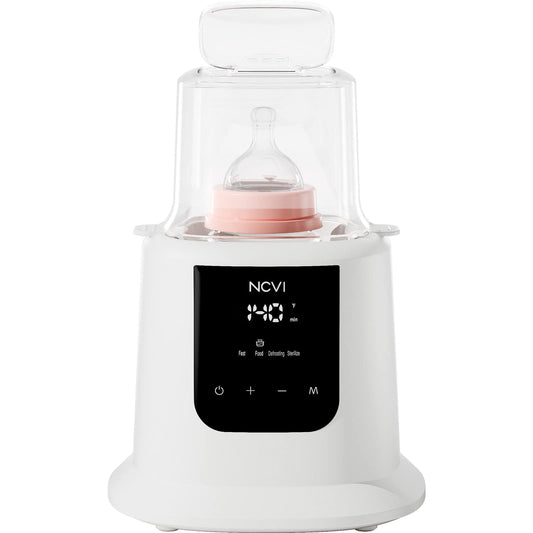Calentador de Biberones NCVI Blanco Multifuncional con Esterilización para Bebés