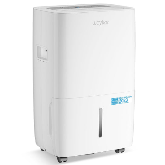 Deshumidificador Waykar Blanco 80 Pints Energy Star para Grandes Espacios y Hogares