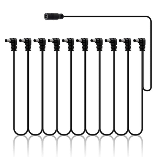 Adaptador de corriente de Sonicake & CABLE 5 PLUG & 10 PLUG, 10-Plug DC Power Cable
