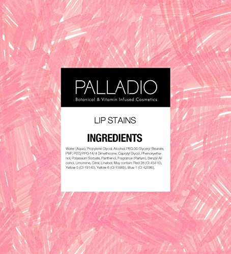 Tinte de Labios Palladio Berry Hidratante e Impermeable de Larga Duración