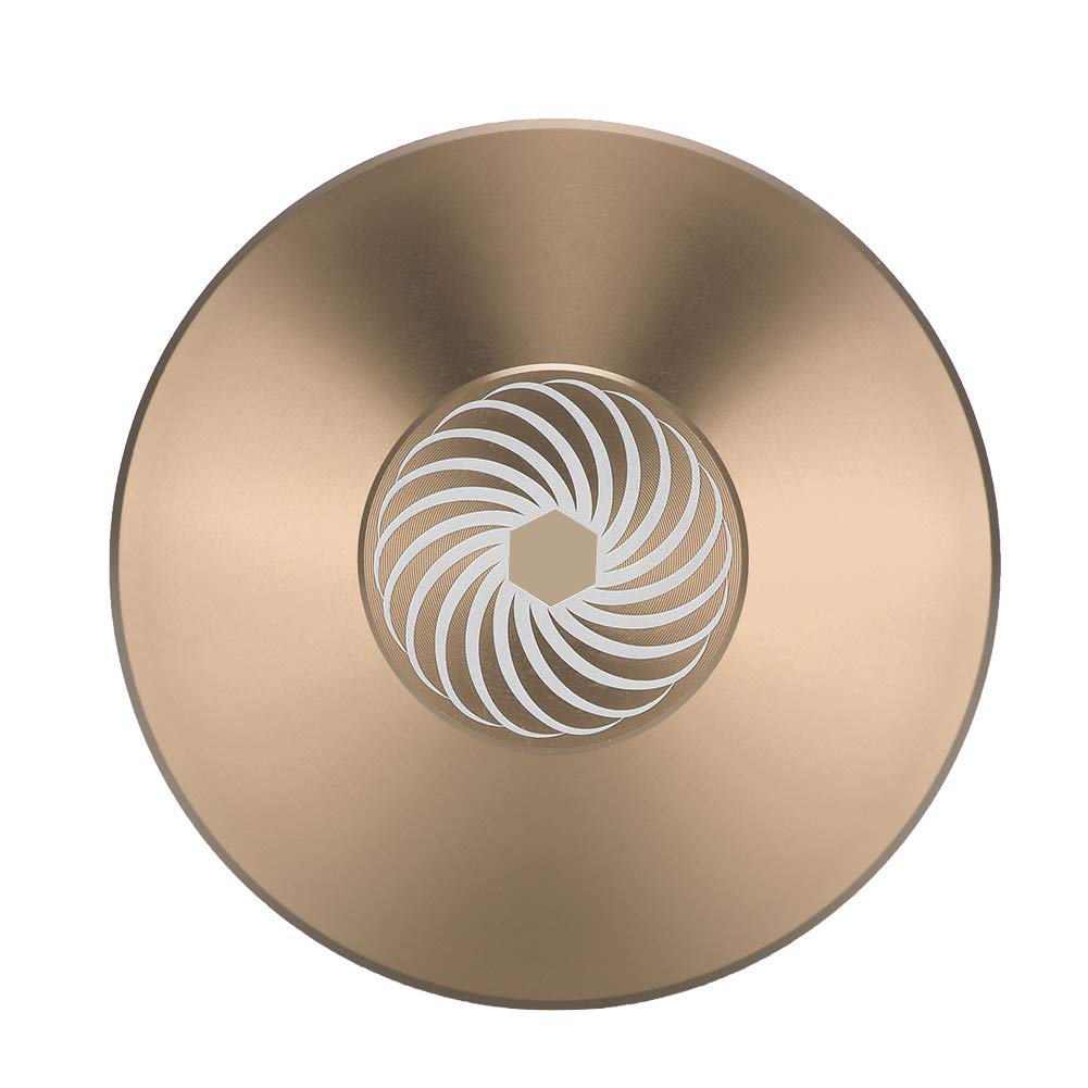 Estabilizador de Discos de Aluminio para LP Vinilo Metálico Rojo Negro Dorado Oro