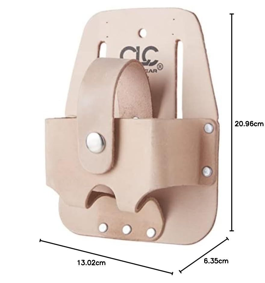 Soporte para Cinta Métrica Custom Leathercraft Marrón Resistente