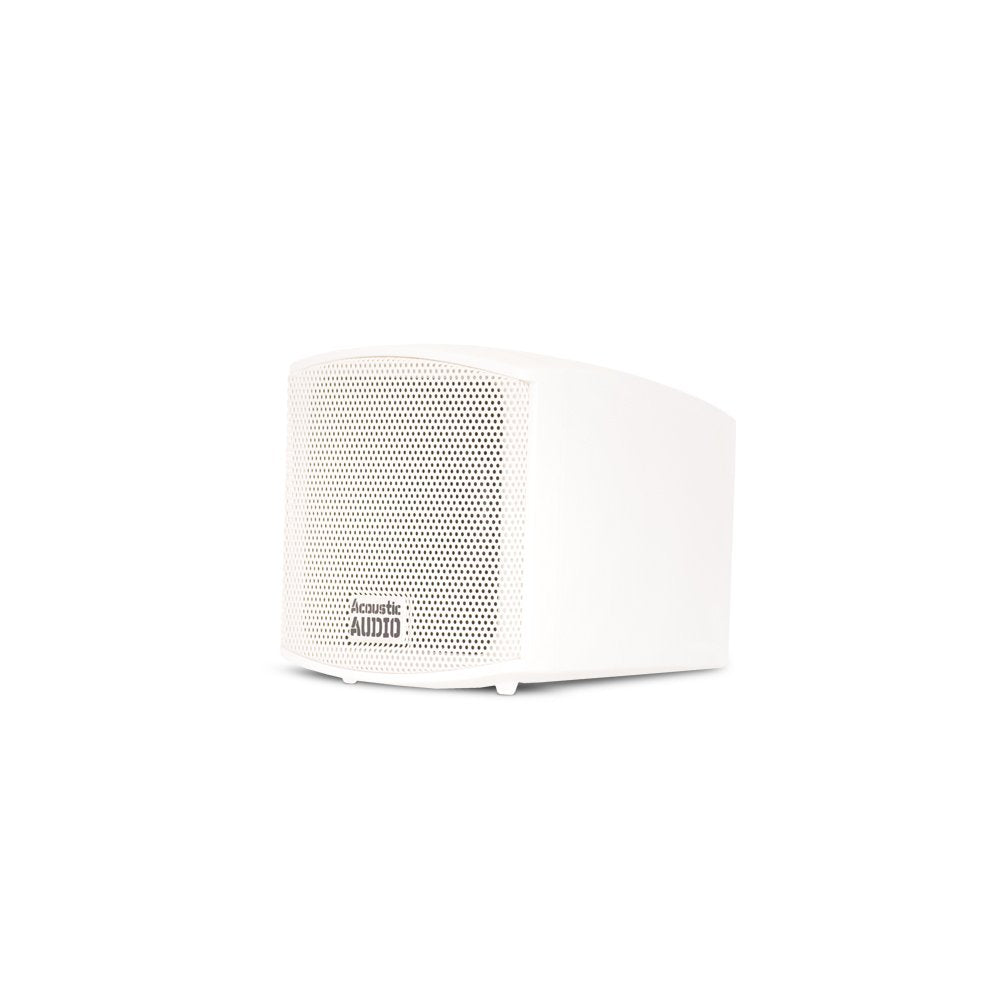 Acoustic Audio AA321W Surround Bocinas, White, Set of 2