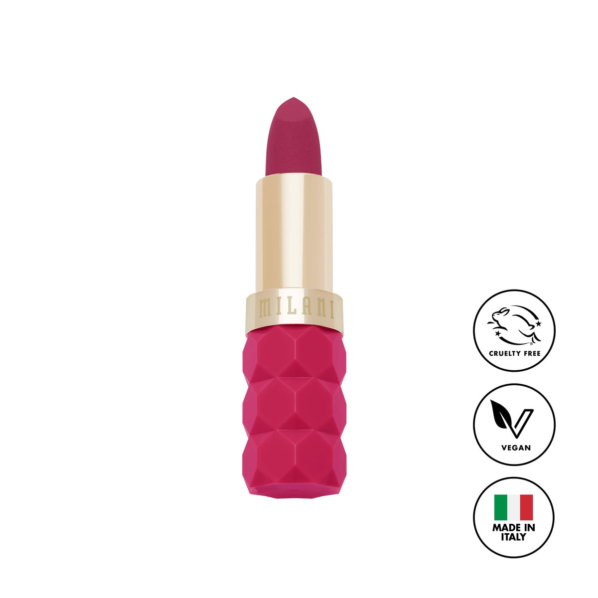 Milani, Labial en barra Mate, Color Fetish Lipstick Matte Flora (Blossom)