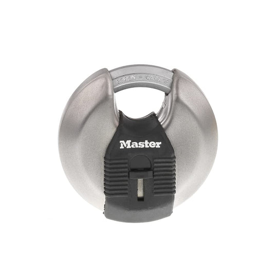 Candado Discus de Acero Inoxidable Master Lock Magnum con Llave