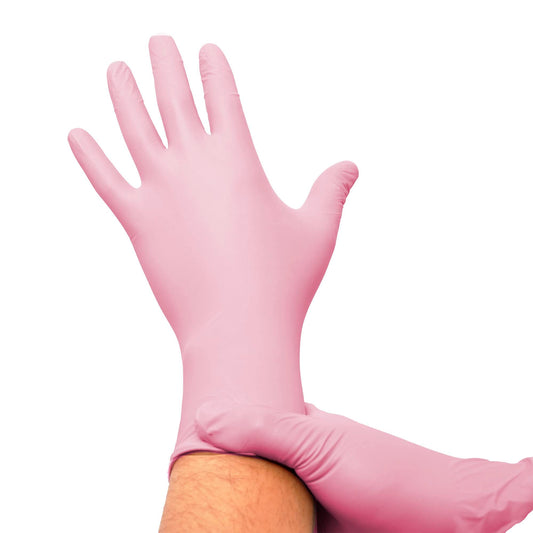 Guantes De Vinil Synmax 200 pzas Libre De Latex y Nitrilo Vinyl No Esteril Guantes Desechables