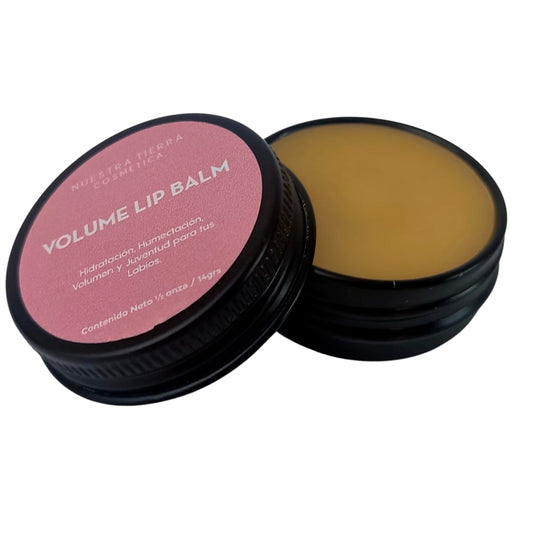 Bálsamo Labial Volume Nuestra Tierra Cosmética Voluminizador