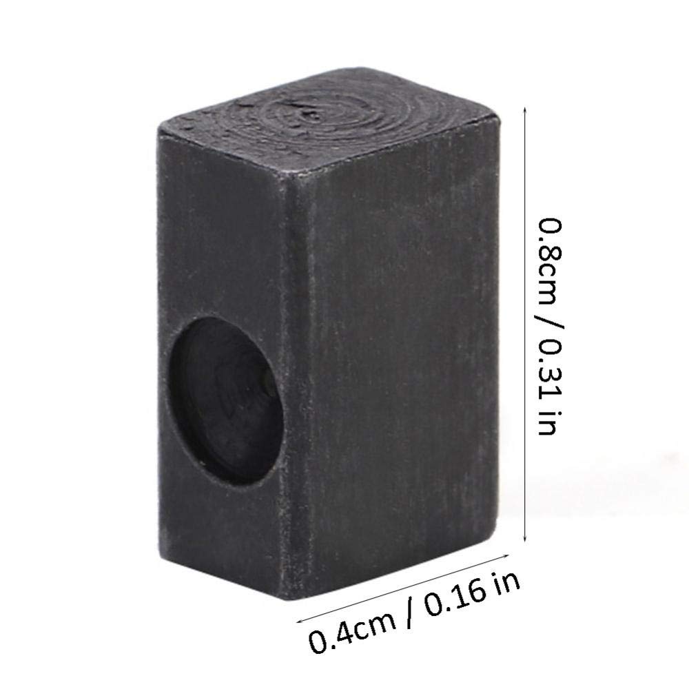 Bloques de inserción de 6 PCS, bloques de inserción de bloqueo Pro String para sillín de guitarra eléctrica Accesorios Jugados Cuerdas Para Guitarra Electrica Floyd Rose Bloques