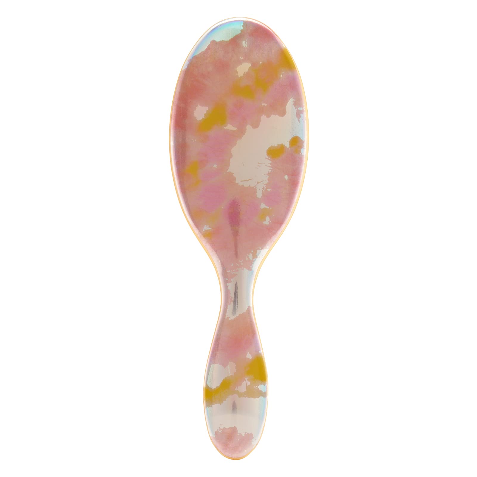 Wet Brush Cepillo desenredante original, teñido anudado, melocotón, todo tipo de cabello, cerdas IntelliFlex ultra suaves que se deslizan a través de enredos con facilidad, peine sin dolor para hombres, mujeres, niños y niñas