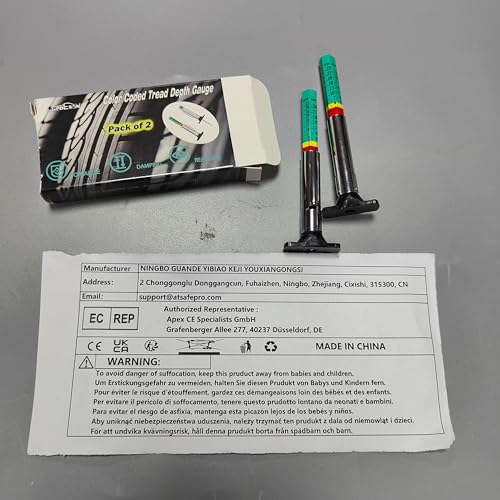 Medidor de Profundidad de Banda de Rodadura GODESON Dos Lados 32