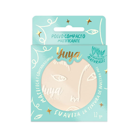 Yuya Polvo compacto matificante PC02, 12g…