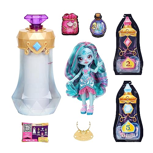 Magic Mixies Pixlings Marena Doll Single Pack Aqua Muñeca Sopresa para Niñas Unboxing Increíble Temporada 1 Original de Bandai