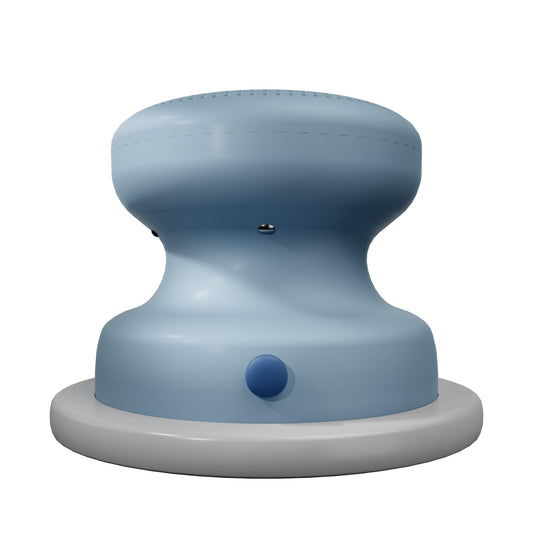 Cellhelmet Bar Audio Mini Mag Altavoz inalámbrico magnético compacto con audio potente, resistencia al agua IPX5, batería de 6 horas y montaje compatible con MagSafe en gris pizarrón y azul brillante