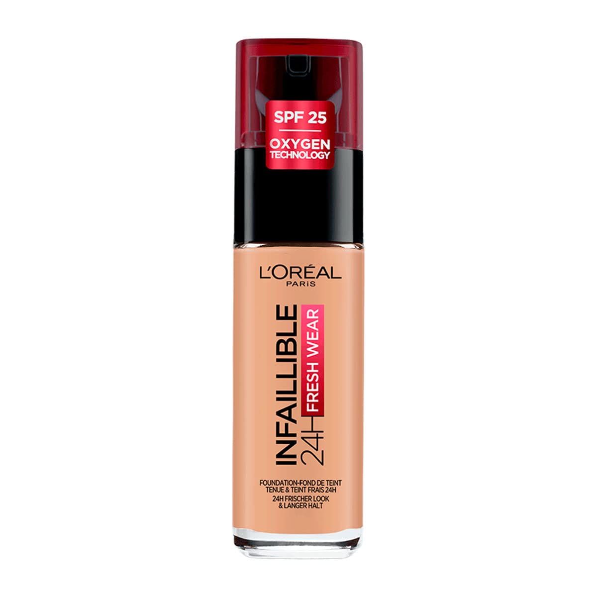 L´Oréal Paris, Corrector liquído de larga duración 24h,Infallible More than concealer,Tono 326 Vanilla, 14.4ml + L´Oréal Paris, Base de maquillaje líquida de larga duración 30ml