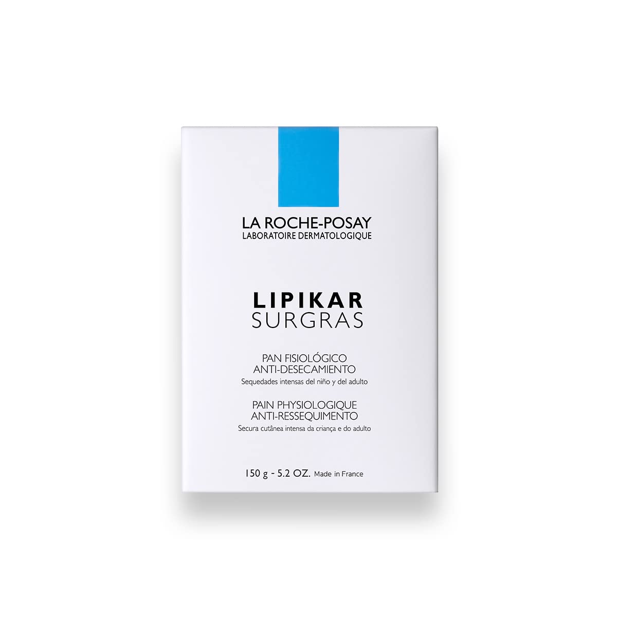 Jabón en Barra La Roche Posay Lipikar Surgras para Piel Seca 150g