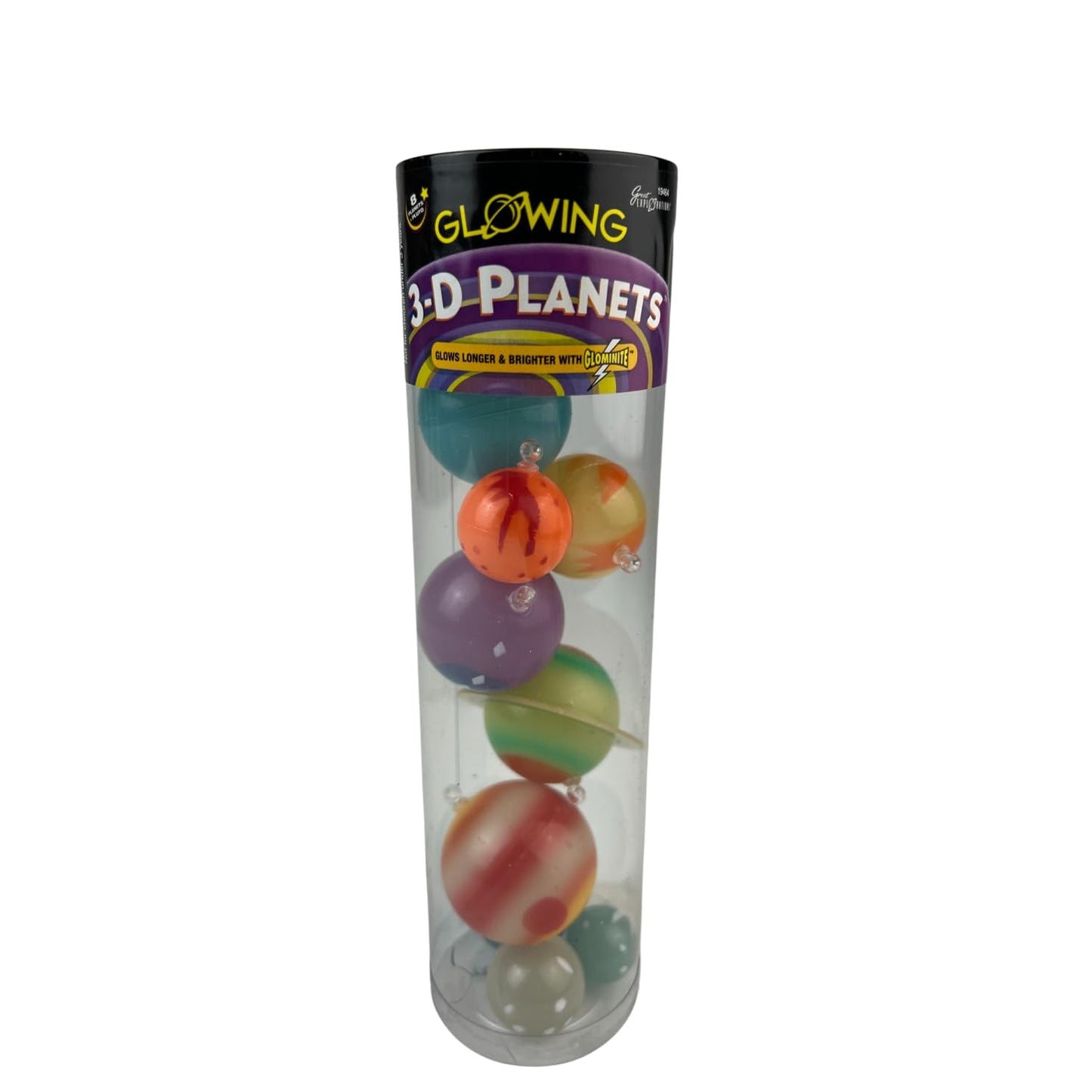 Juego Educativo University Games Azul con Planetas Tridimensionales en un Tubo
