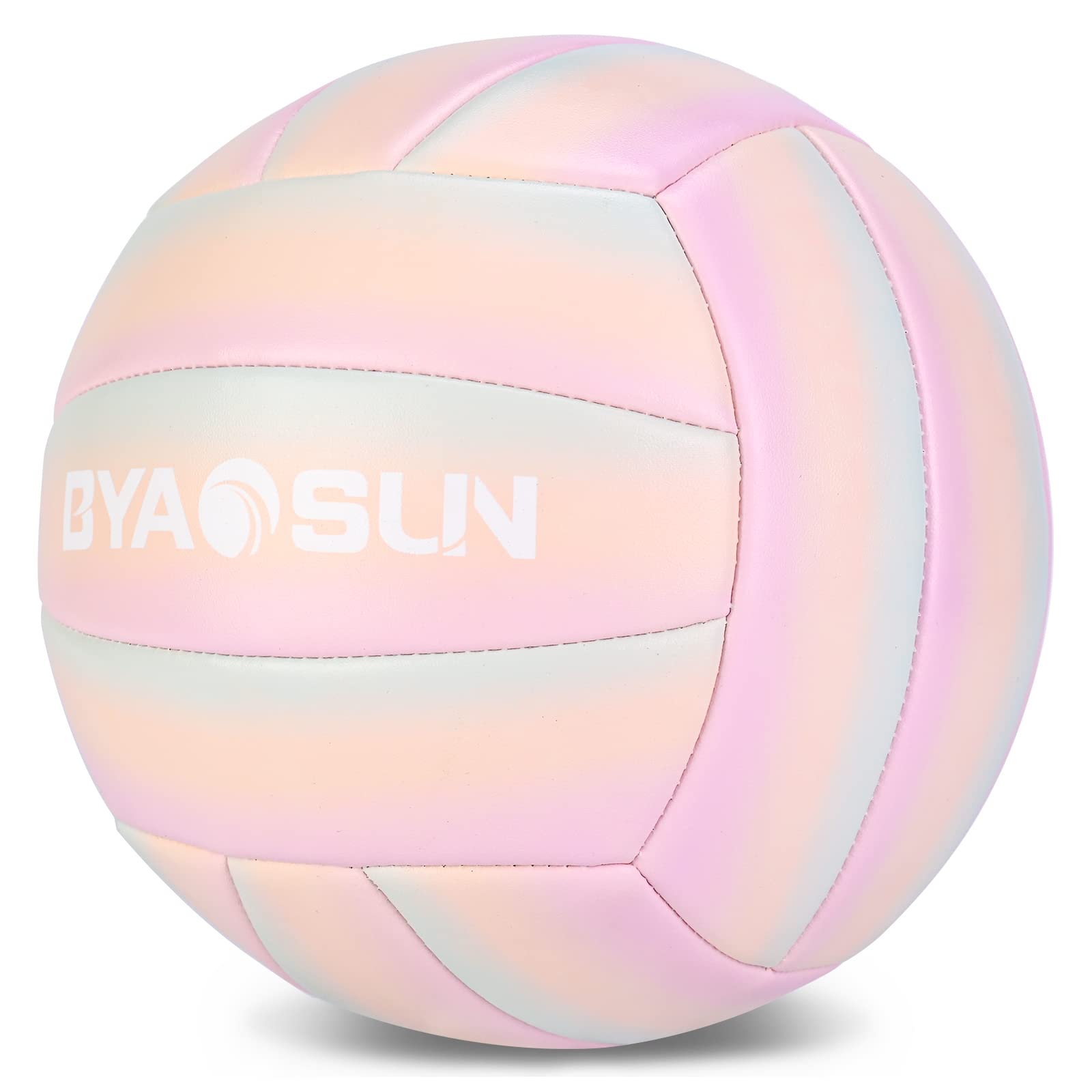 BYAOSUN - Voleibol suave oficial impermeable para playa en interiores y exteriores, talla 5, voleibol de entrenamiento para principiantes, adolescentes y adultos
