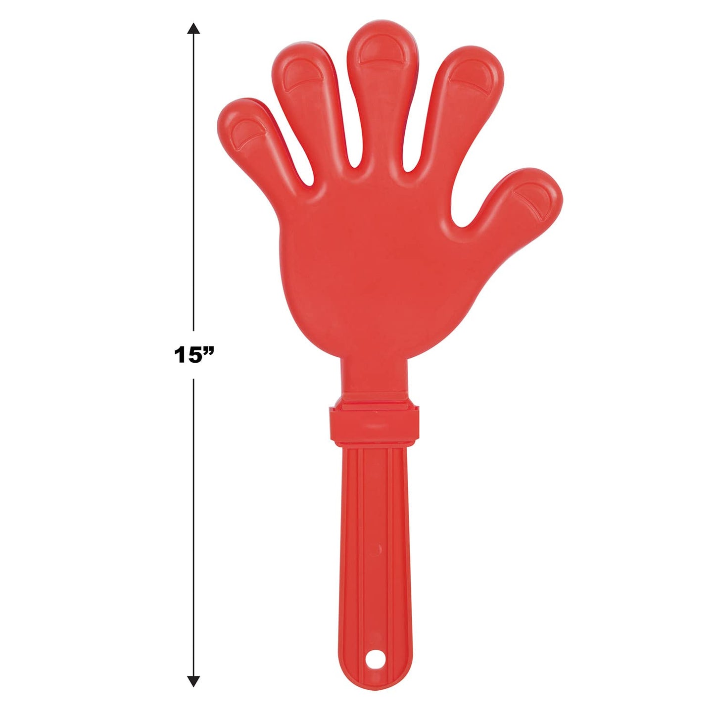 Beistle 60940-R Giant Hand Clapper, 15-Inch, Red