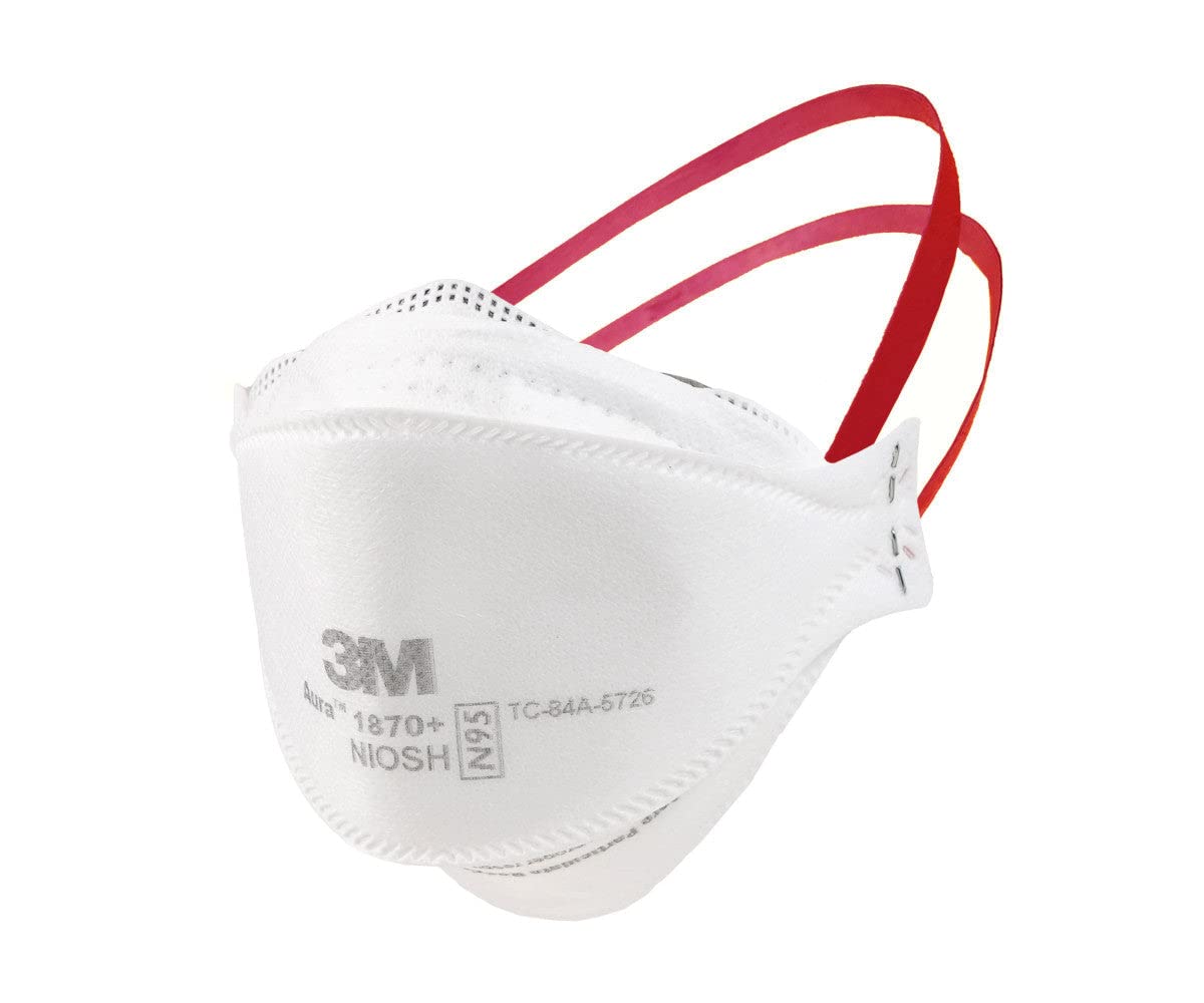 Mascarilla 3M Aura 1870+ Certificado Niosh Paquete 20