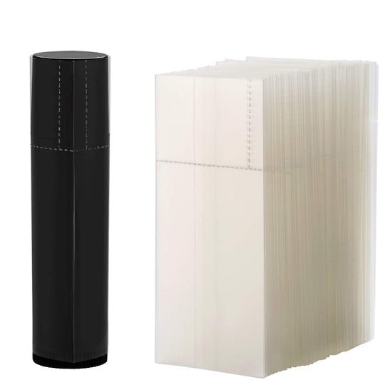 Paquete de 500 Fundas Termoencogibles para Tubos de Bálsamo Labial y Brillo Labial. Empaque Profesional y Fácil de Utilizar. Aumenta la Presentación de tus Productos. - ¡Ideal para tu Tienda Online!