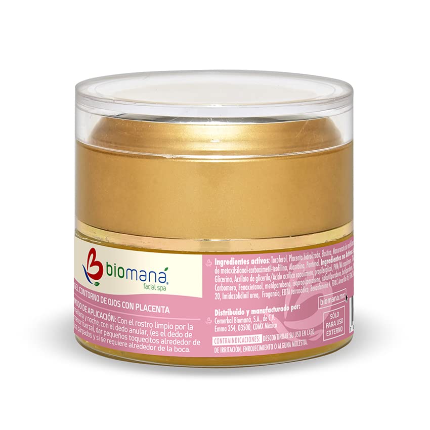 Biomaná Kit Promoción Placenta (Crema de día FPS 50+, Crema de noche y Gel contorno de ojos)