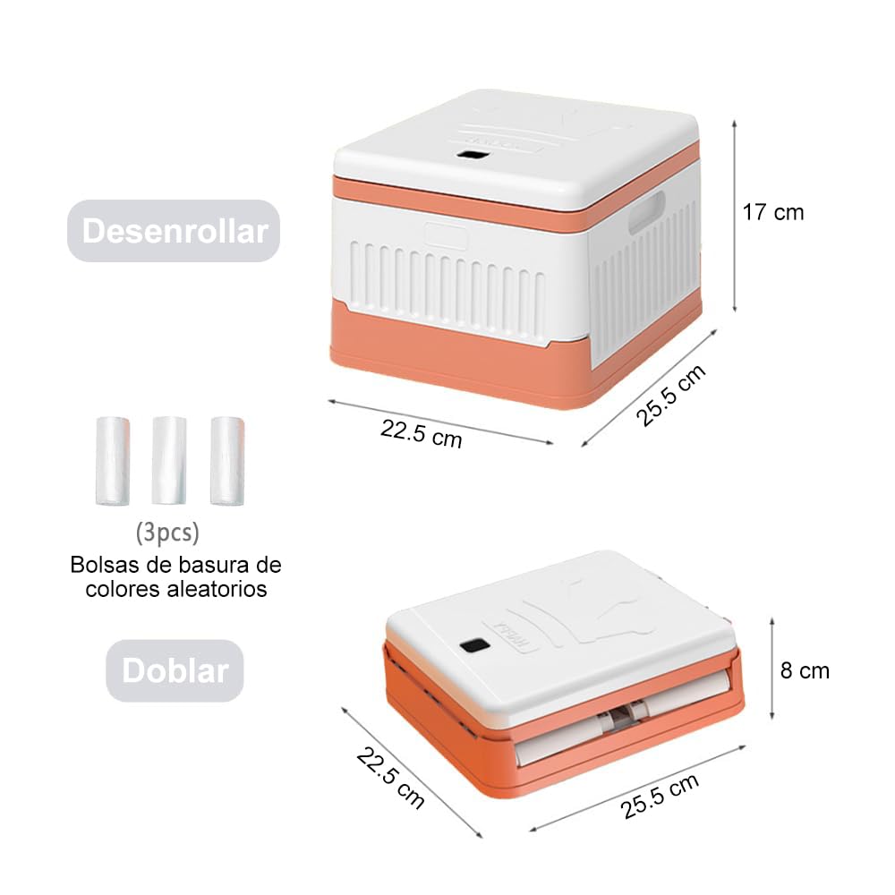 Orinal De Viaje Portátil Para Niños,Orinal plegable para niños,Asiento Entrenador Baño para Niños con 3 rollos de bolsa de limpieza de viaje,Adecuado para viajes,Coche,Camping,Parque (rojo)