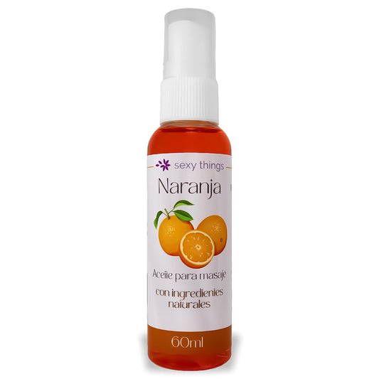 Aceite para Masaje Sexy Things Naranja Ideal para Relajación en Pareja 60ml