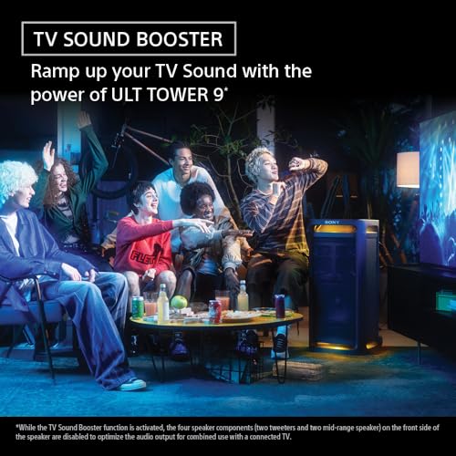 Sony Bocina alambrica, ULT Tower 9AC con Graves Profundos y potentes