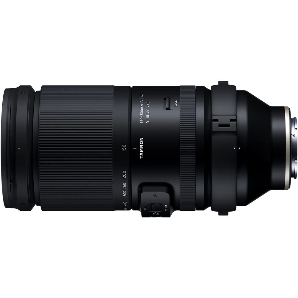 Lente Zoom Tamron 150-500mm Di III VC VXD Negro para Cámaras Sony Mirrorless Full Frame APS-C E-Mount