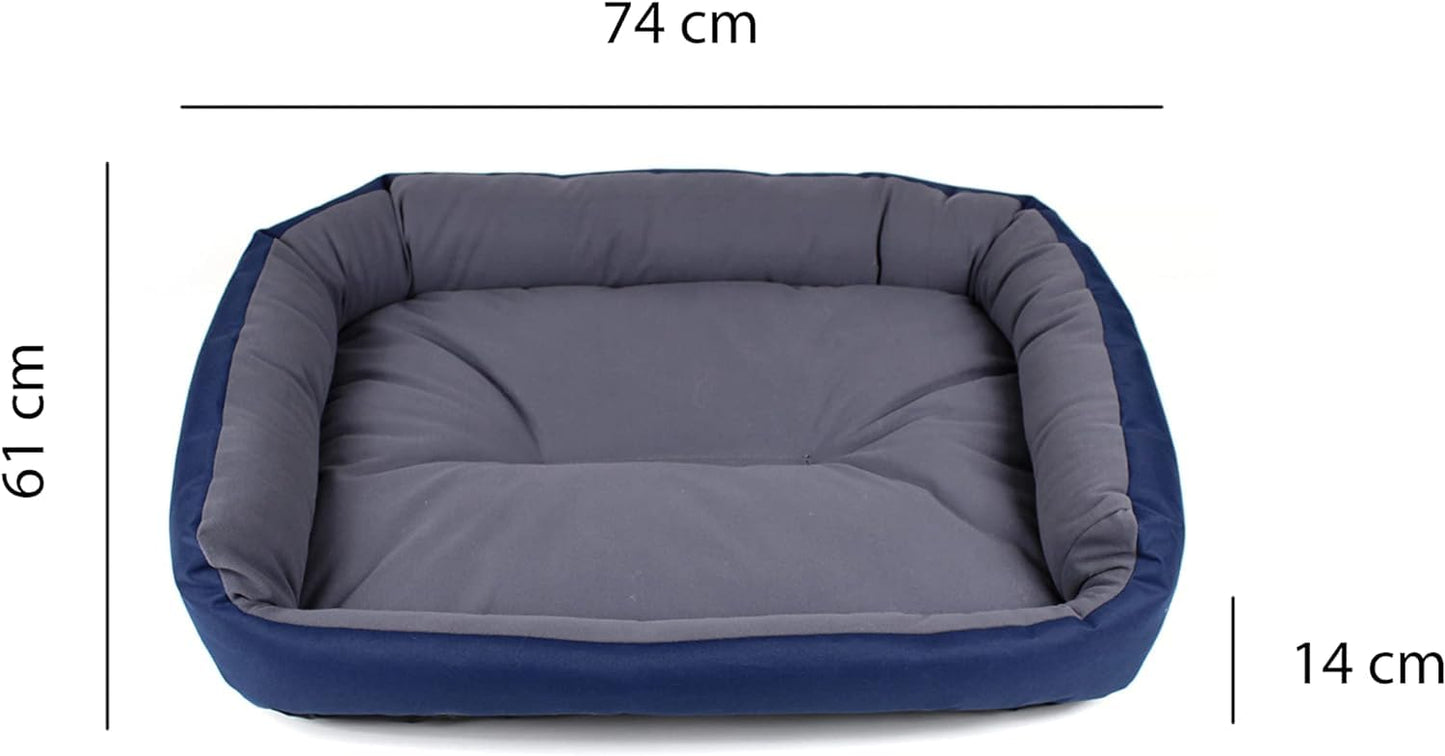 Cama para Perro PETS APPAREL HILLS Marino Gris Resistente Confortable Con Relleno Suave
