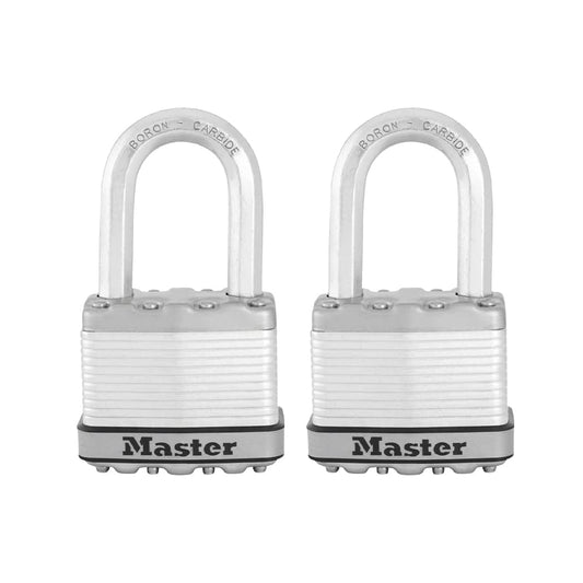 Candado Laminado Master Lock Magnesio 2 Shackle de 2.54 cm Paquete de 2
