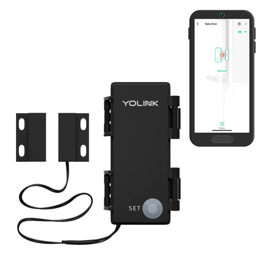 Sensor de Contacto Inteligente YOLINK Exterior Alcance de 1/4 Milla