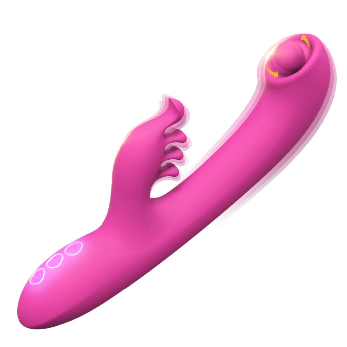 Vibrador Consolador Mariposa Inalámbrico 3 en 1 con 10 Vibraciones para Mujer