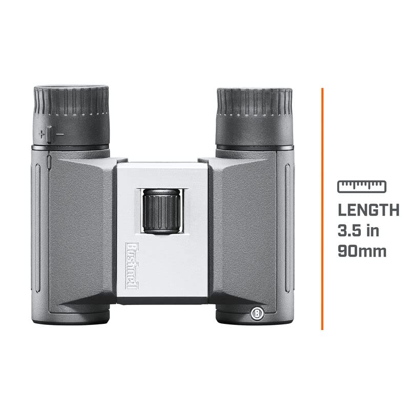 Bushnell Powerview 2 prismáticos Plegables compactos de 8 x 21 con diseño de Prisma de Techo, para observación de Aves, Deportes al Aire última intervensión, conciertos