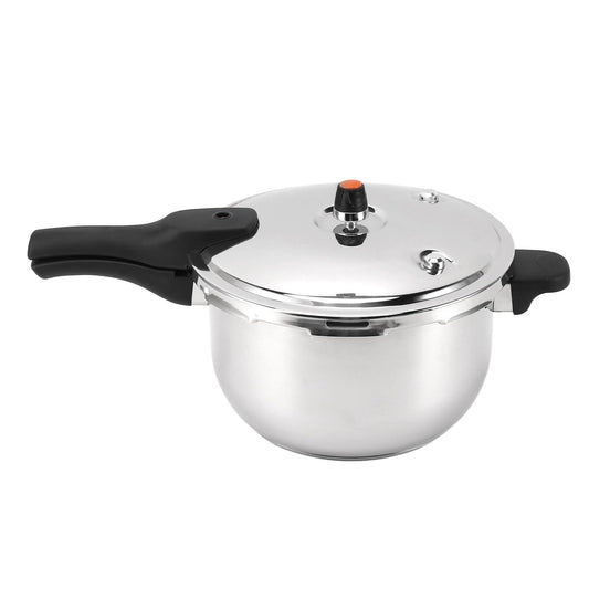 Fockety Olla a Presión de Acero Inoxidable, 16L-2L, Mando Mecánico, Base Compatible con Inducción, Tapa con Cierre de Bloqueo, Automático