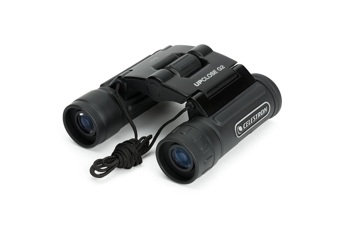 Celestron – Binocular UpClose G2 8x21 – Óptica de Revestimiento múltiple para observación de Aves, Vida Silvestre, Paisaje y Caza, prismático de Techo para Principiantes – Incluye Funda de Transporte