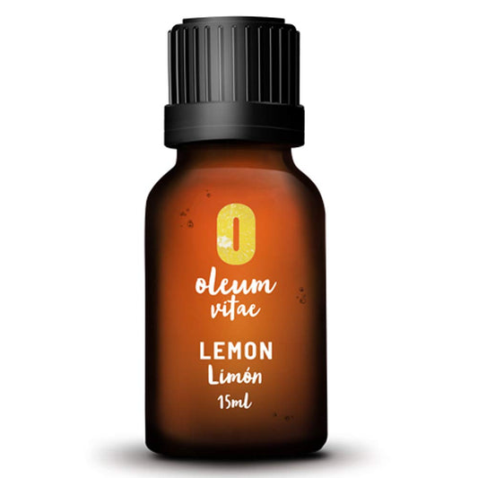Aceite Esencial OLEUM VITAE Limón 100% Puro y Orgánico Certificado USDA 15ml