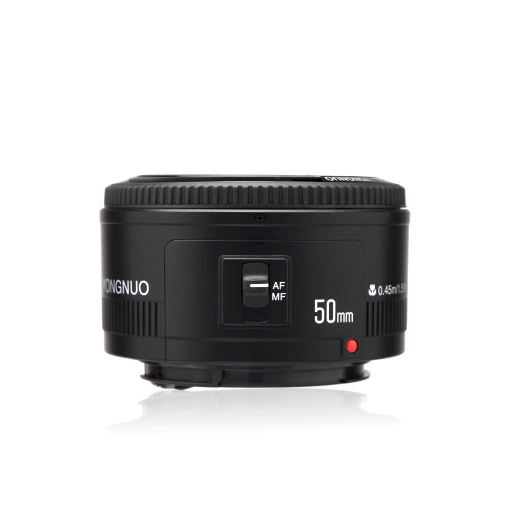 YONGNUO YN50 mm F1.8 Lente Prime estándar de Gran Apertura Lente de Enfoque automático Compatible con Canon EF Mount Rebel DSLR (CXK5648617516965WD)