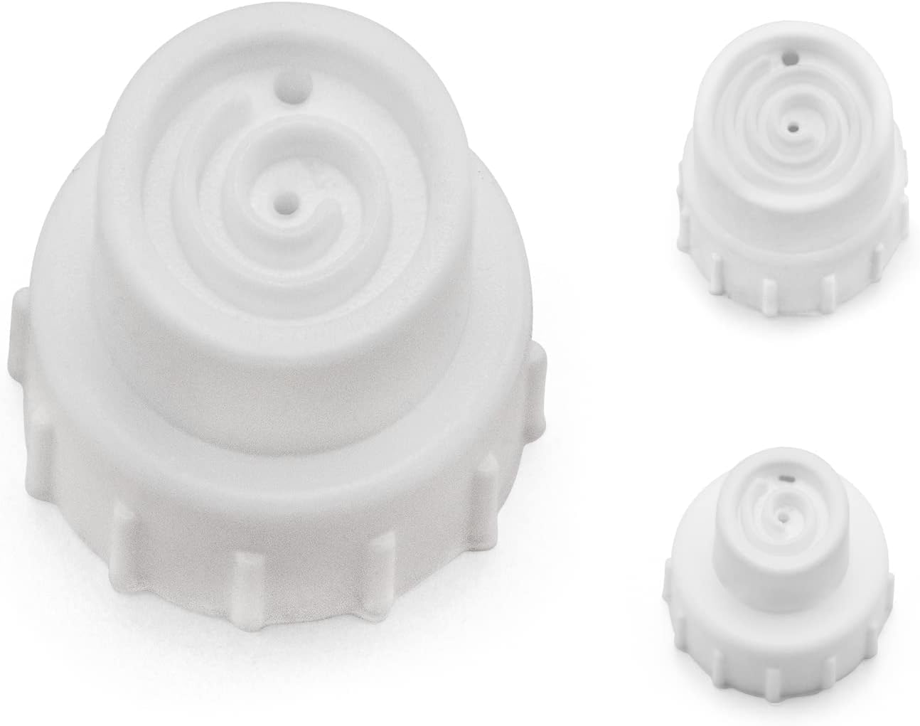 Consejos de reemplazo hidrafacial Vortex de silicona blanca Consejos de belleza para Cáscara de agua Cáscara de agua Piezas Hidrofaciales Silicona 3 Pcs para Elitzia ETLB245 o ET89 ETLB248 Máquina de belleza