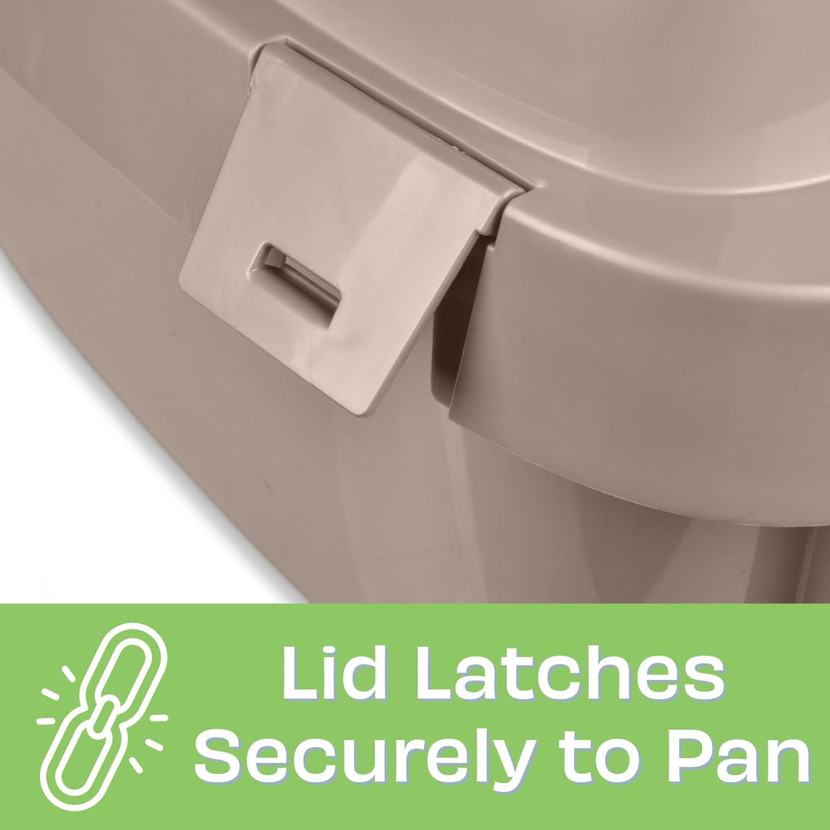 Sartén Grande para Gatos Van Ness Pets Beige con Control de Olores y Capucha